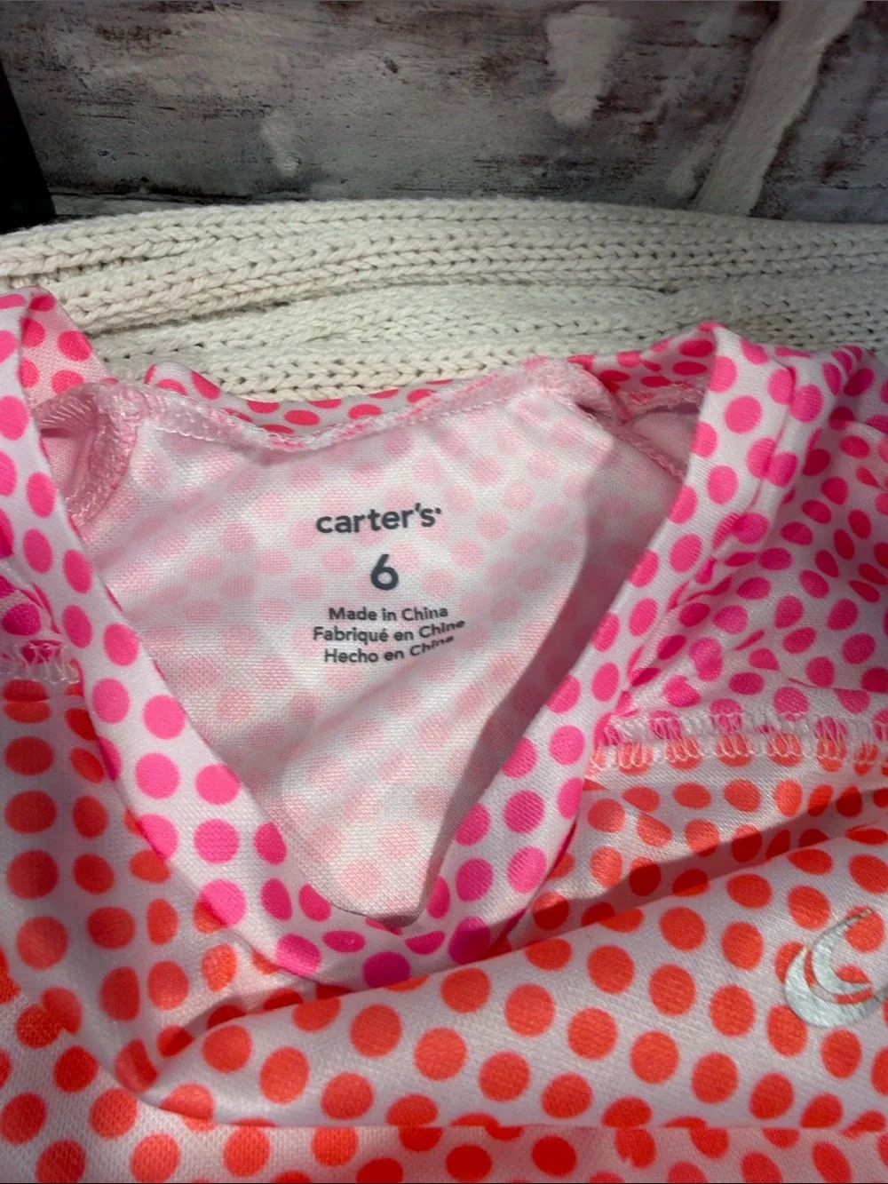 Minnie Mouse  and polkadot Swim Rashguard bundle 2 pieces